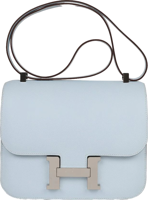 Hermes Constance 24 Bleu Brume Epsom Palladium Hardware