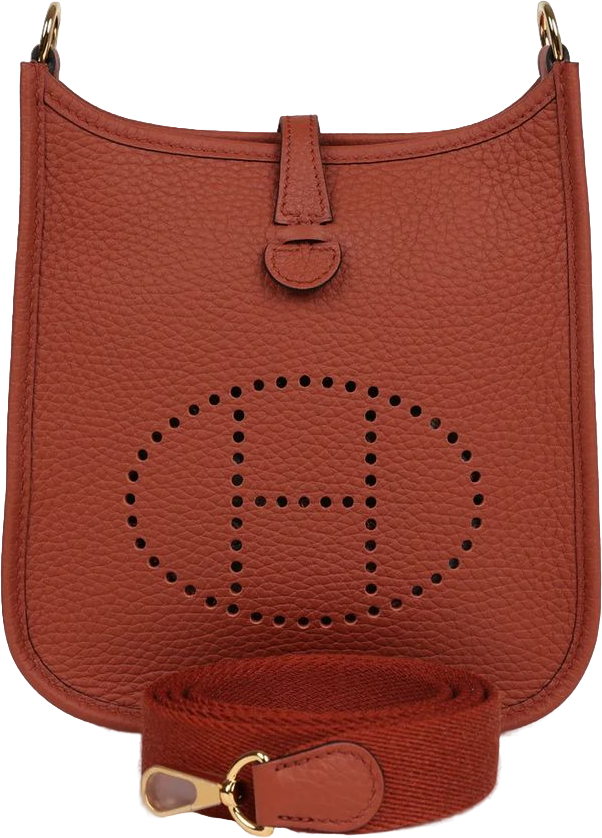 Hermes Evelyne TPM Cuivre Clemence Gold Hardware