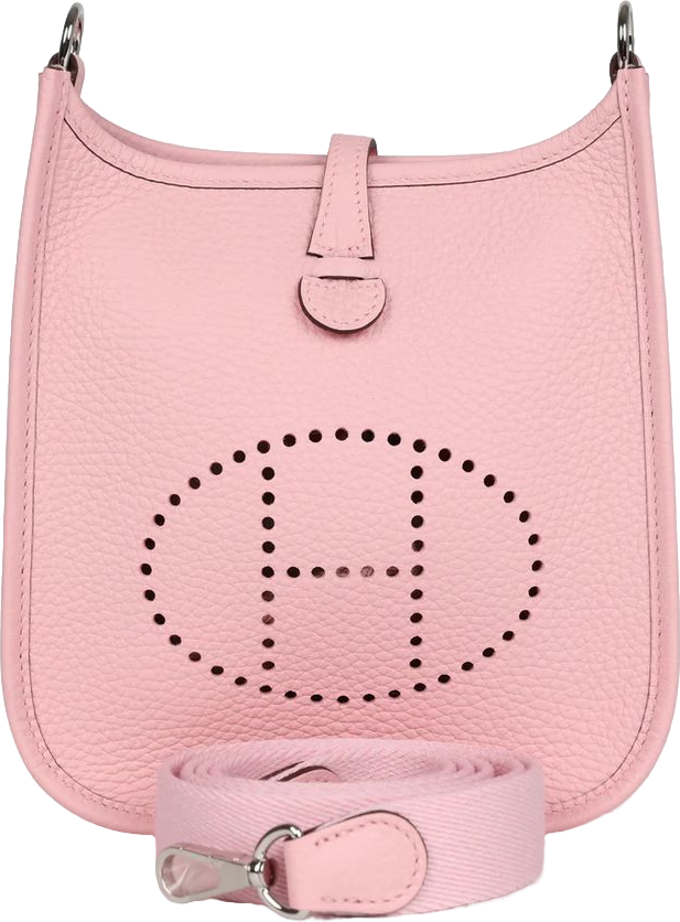 Hermes Evelyne TPM Rose Sakura Clemence Palladium Hardware