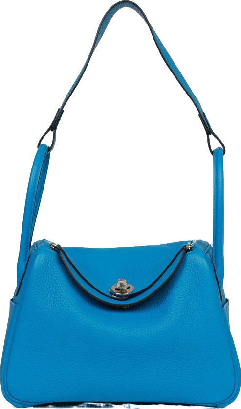 Hermes Lindy 26 Bleu Zanzibar Verso Clemence Palladium Hardware