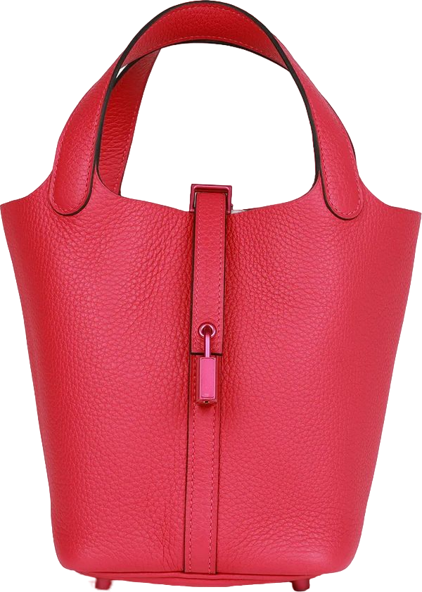 Hermes Monochrome Picotin 18 Rose Mexico Clemence Pink Hardware