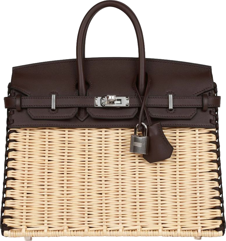 Hermes Picnic Birkin 25 Rouge Sellier Swift Palladium Hardware