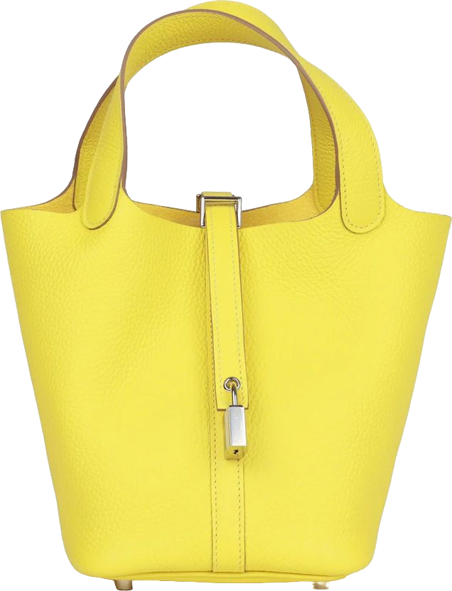 Hermes Picotin Lock 18 Lime Clemence Palladium Hardware