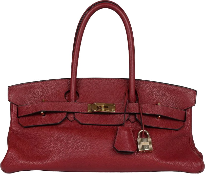 Hermes Shoulder Birkin 42 JPG Rouge H Clemence Gold Hardware
