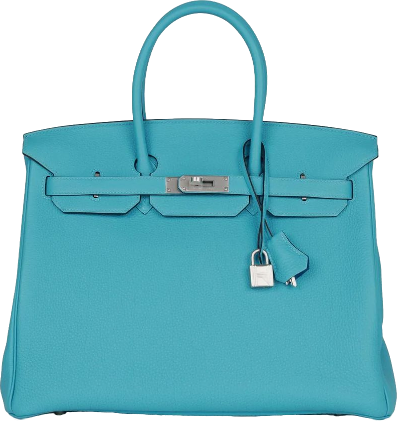 Hermes Special Order (HSS) Birkin 35 Bleu du Nord Verso Togo Brushed Palladium Hardware