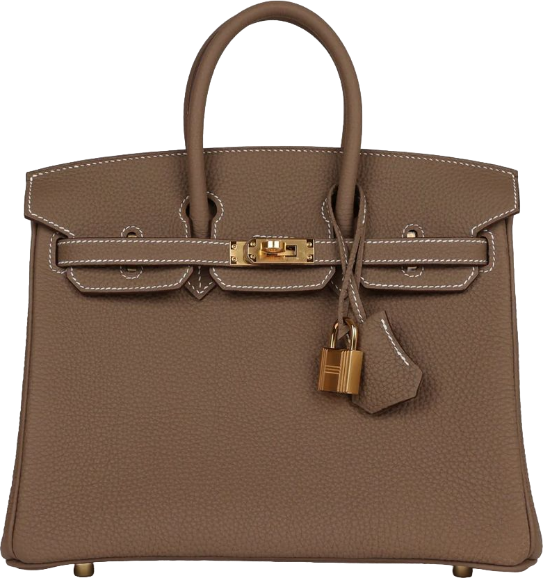 Hermes Birkin 25 Etoupe Togo Gold Hardware