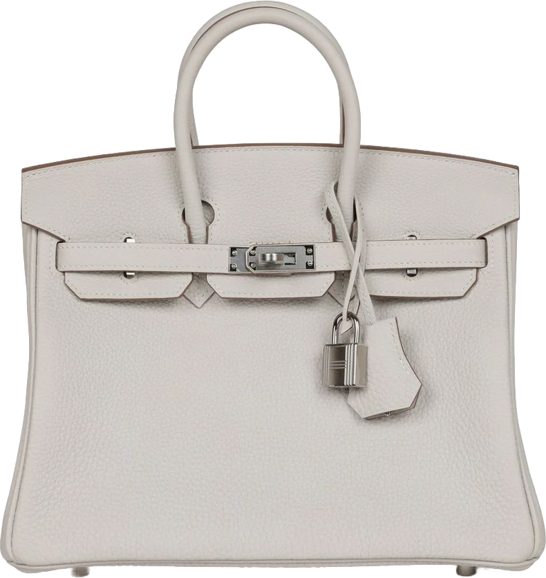 Hermes Birkin 25 Gris Pale Togo Palladium Hardware