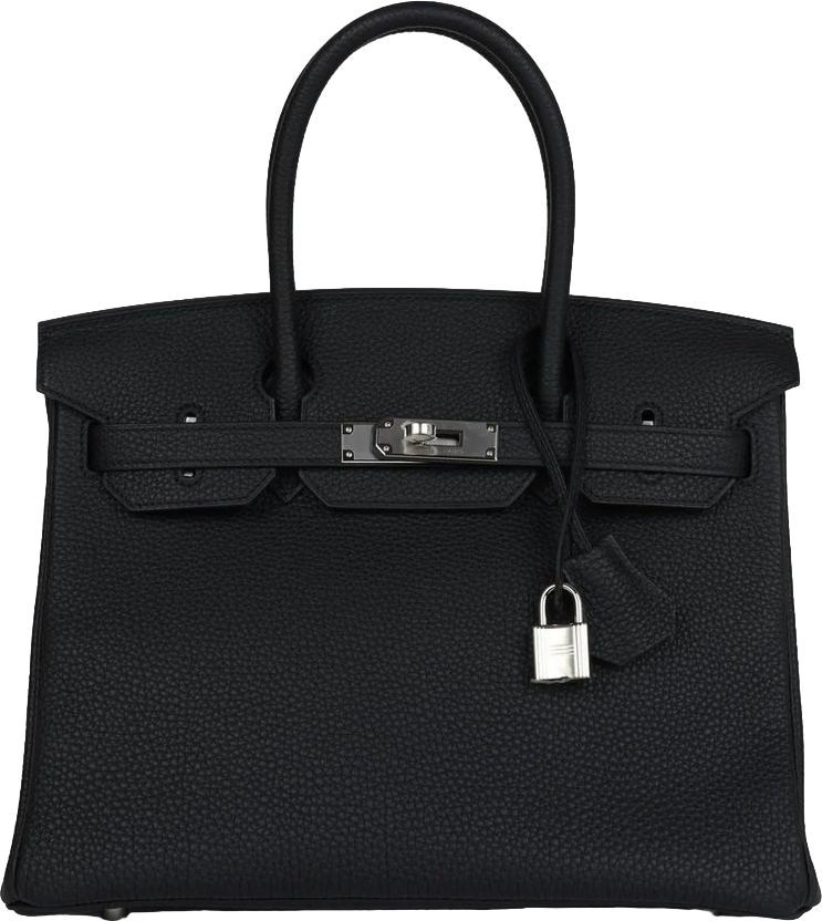 Hermes Birkin 30 Black Togo Palladium Hardware