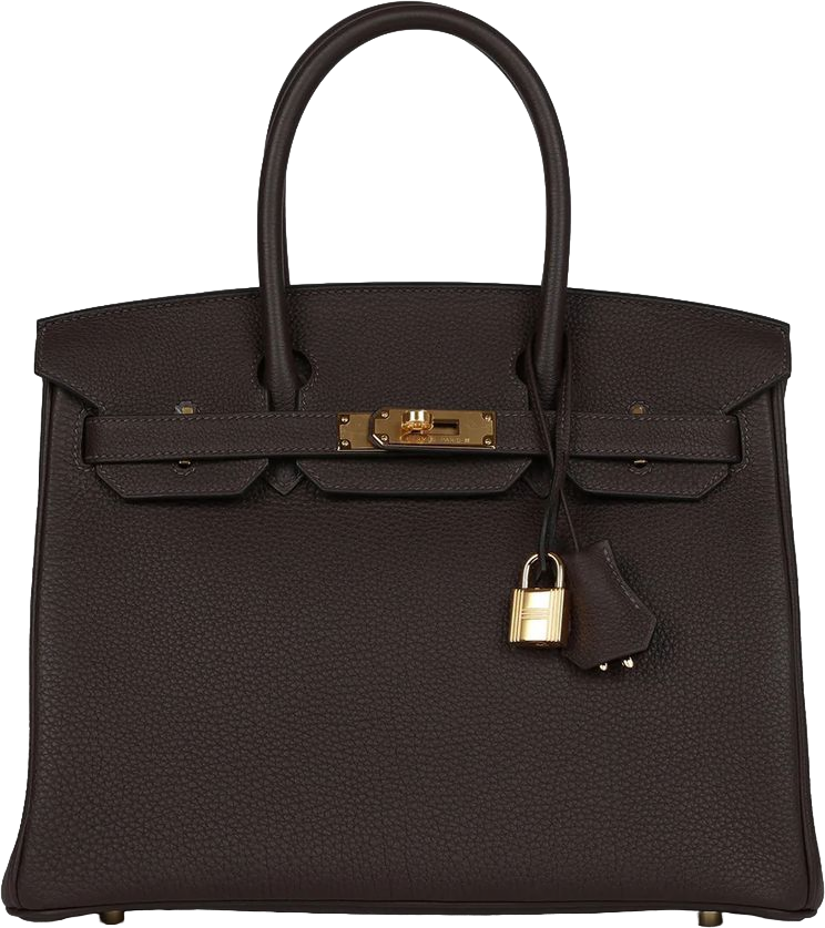 Hermes Birkin 30 Ebene Togo Gold Hardware
