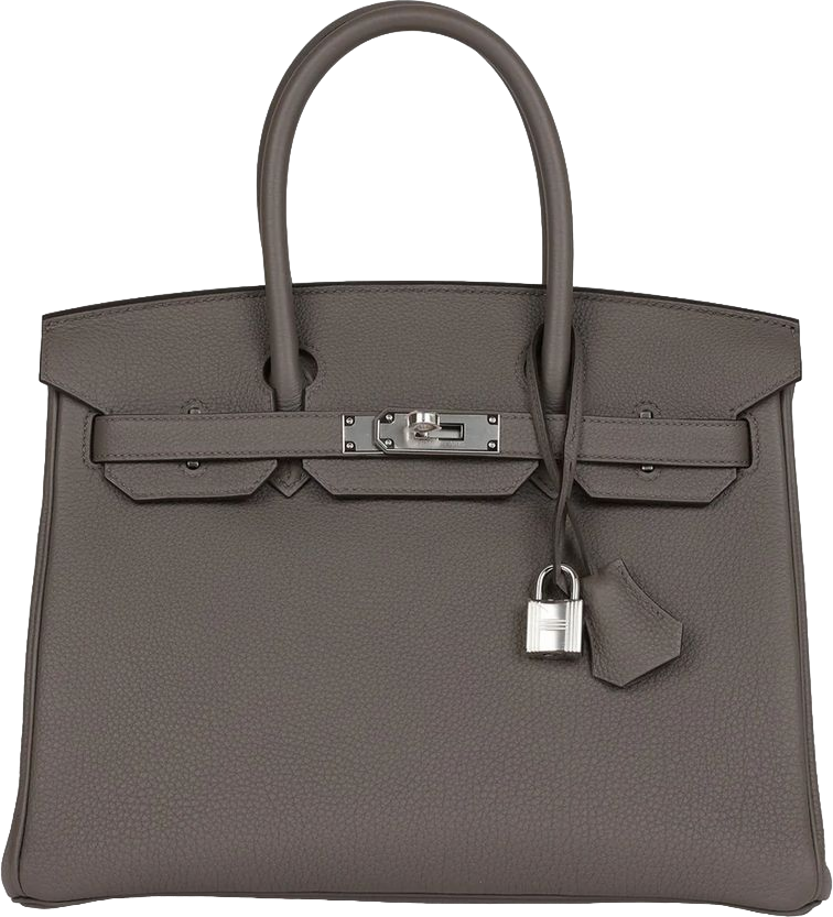 Hermes Birkin 30 Etain Togo Palladium Hardware