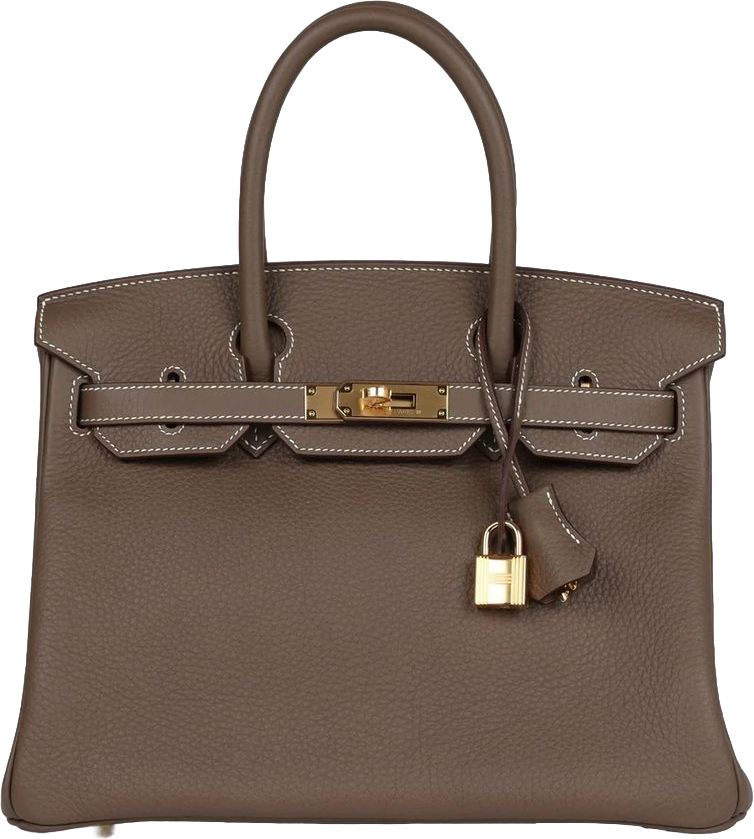 Hermes Birkin 30 Etoupe Clemence Gold Hardware