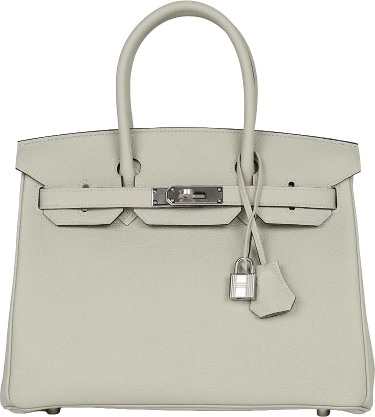 Hermes Birkin 30 Gris Neve Togo Palladium Hardware