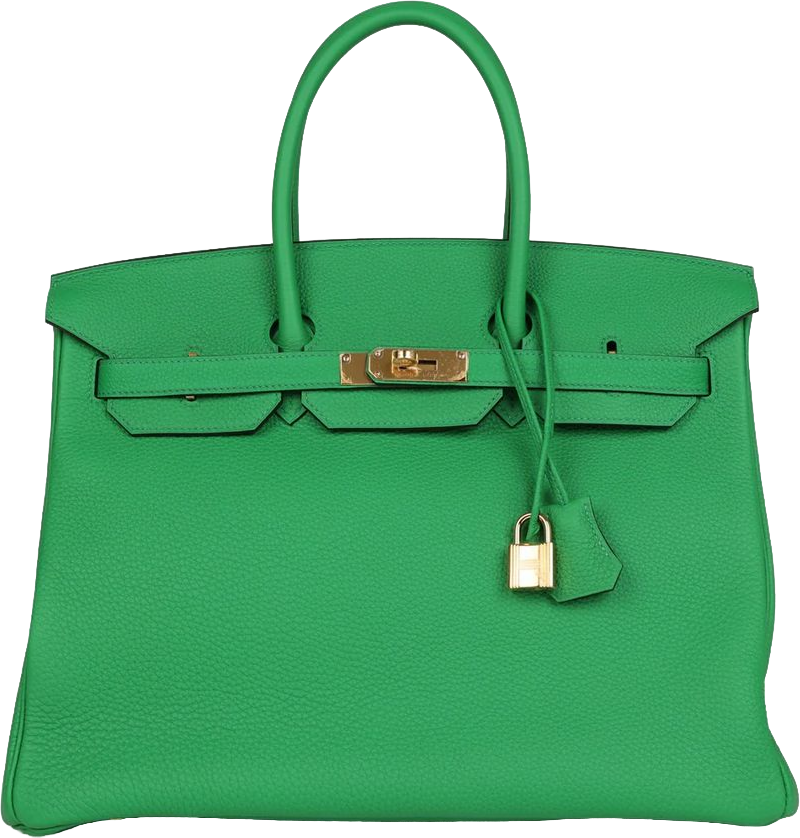 Hermes Birkin 35 Bambou Togo Gold Hardware