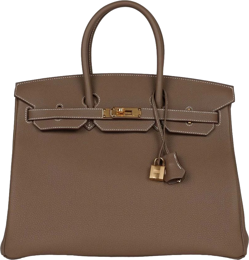 Hermes Birkin 35 Etoupe Togo Gold Hardware