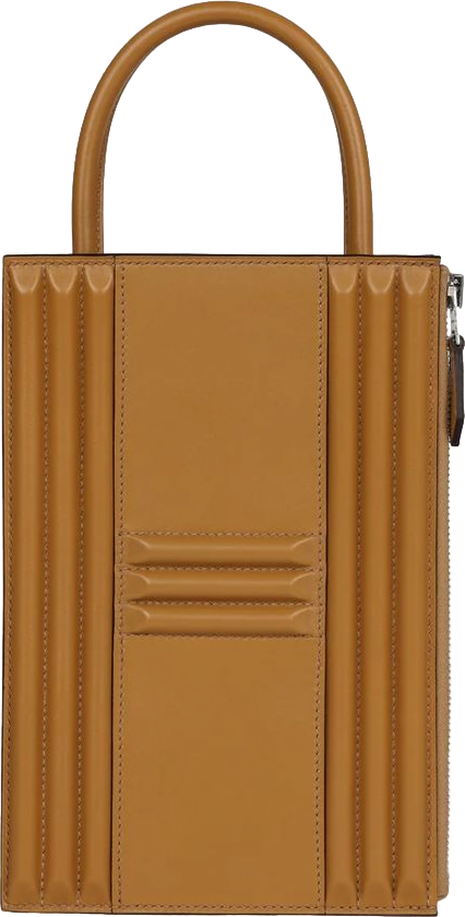 Hermes Cadena Lock Bag Poussiere Tadelakt Palladium Hardware