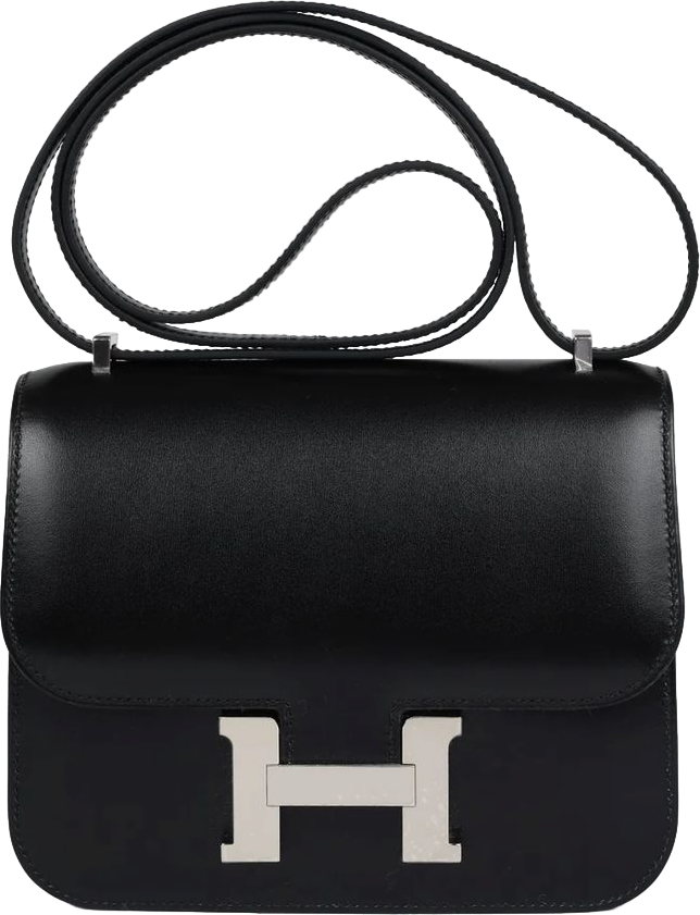 Hermes Constance 18 Black Box Palladium Hardware
