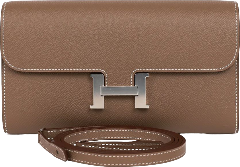 Hermes Constance Wallet To Go Etoupe Epsom Palladium Hardware