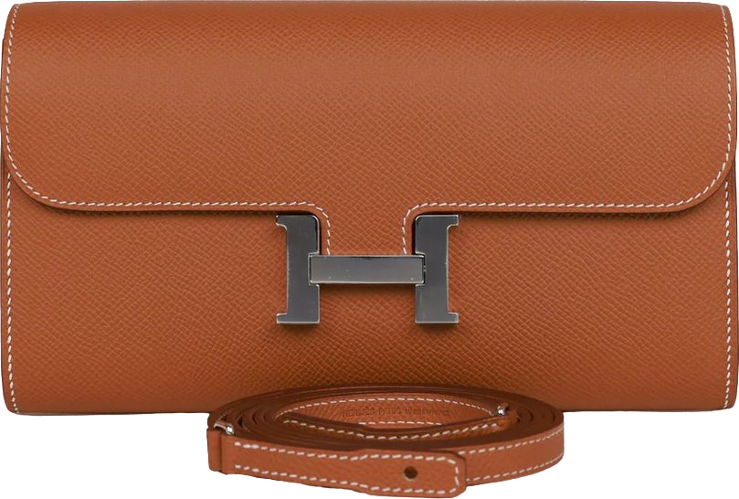 Hermes Constance Wallet To Go Gold Epsom Palladium Hardware