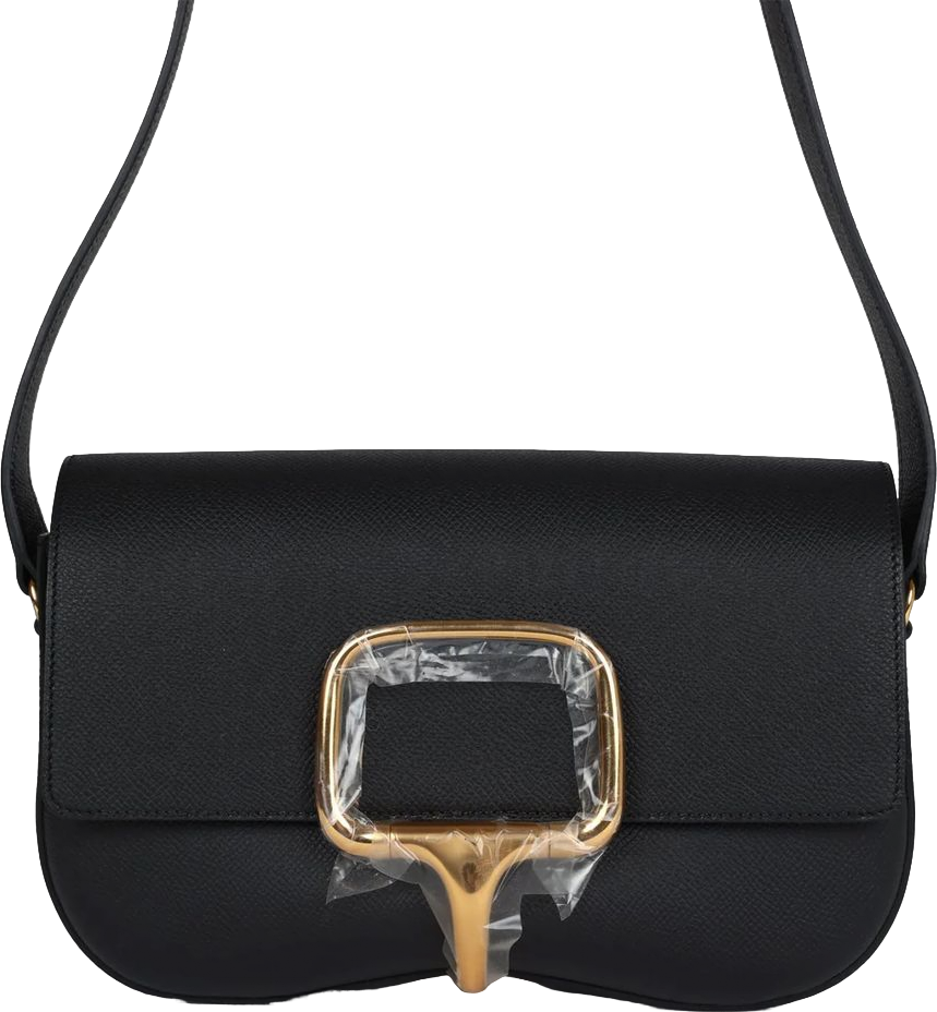 Hermes Della Cavalleria Elan Black Epsom Gold Hardware