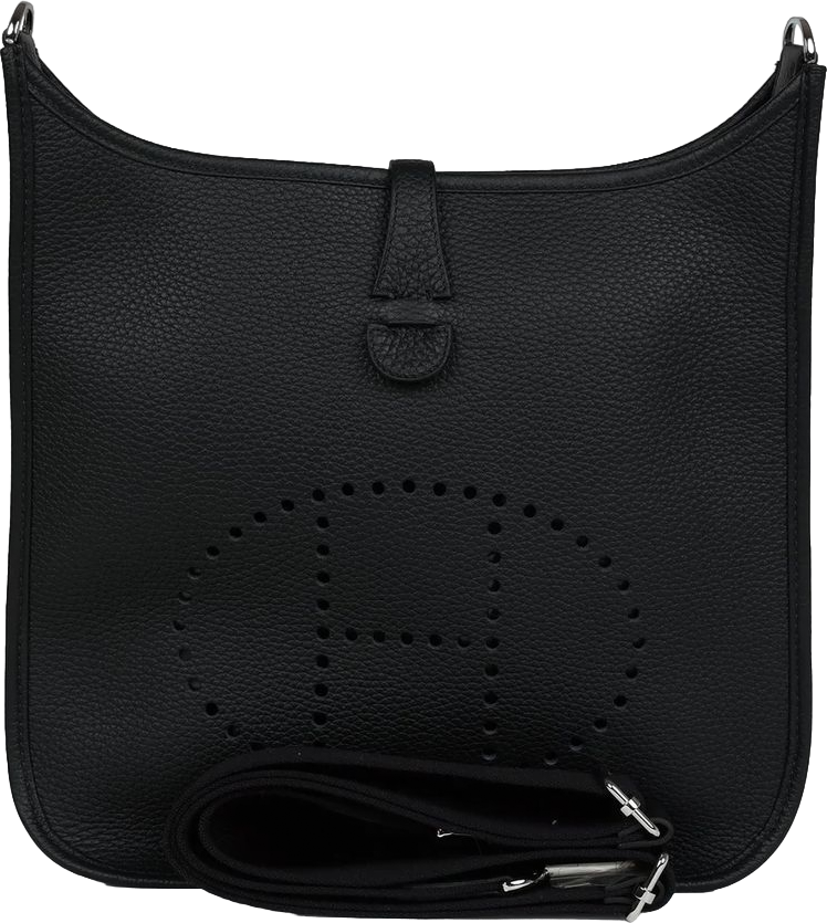 Hermes Evelyne III PM Black Clemence Palladium Hardware