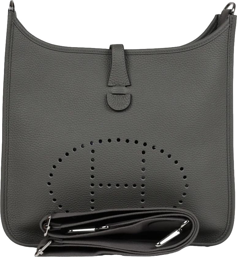 Hermes Evelyne III PM Gris Meyer Clemence Palladium Hardware