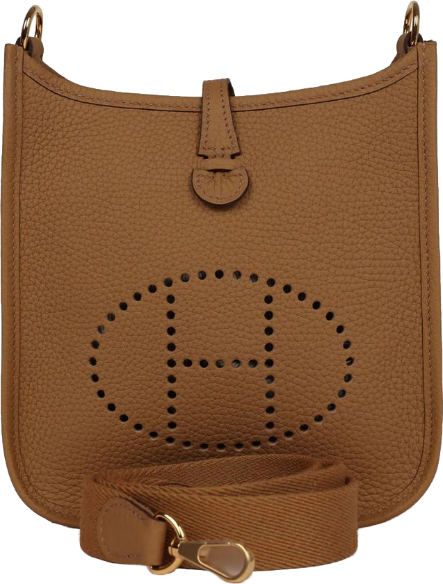 Hermes Evelyne TPM Biscuit Clemence Gold Hardware