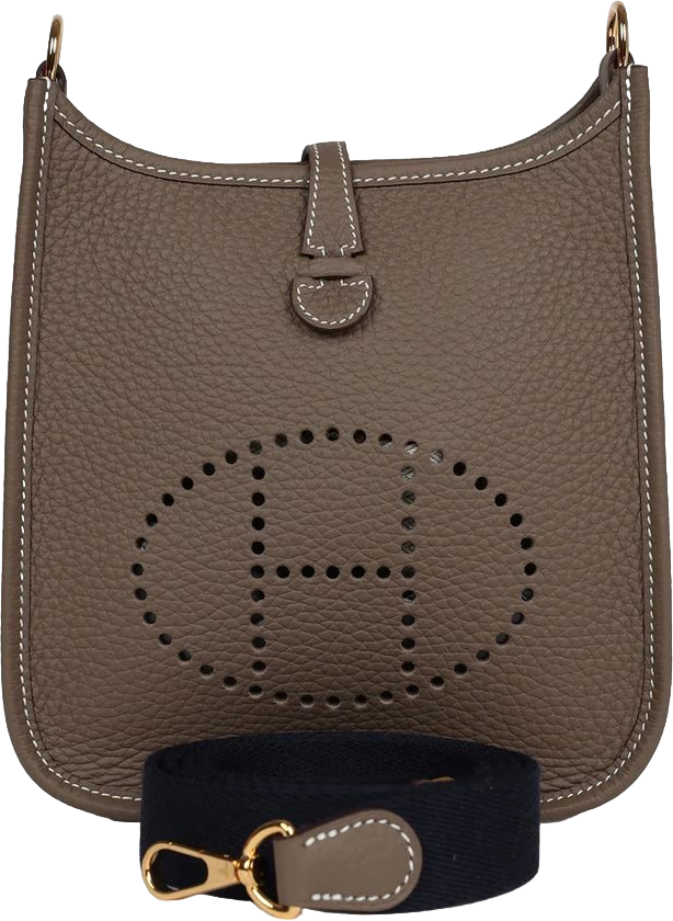 Hermes Evelyne TPM Etoupe Clemence Gold Hardware
