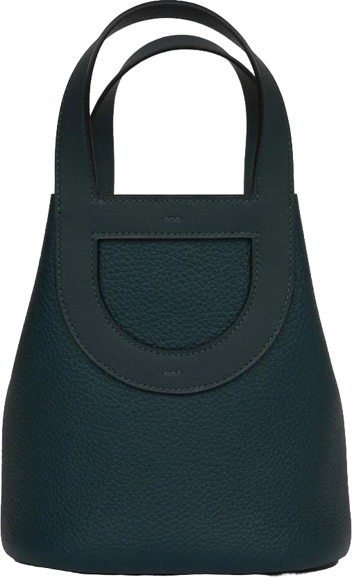 Hermes In-The-Loop 18 Vert Cypress Clemence and Swift Palladium Hardware