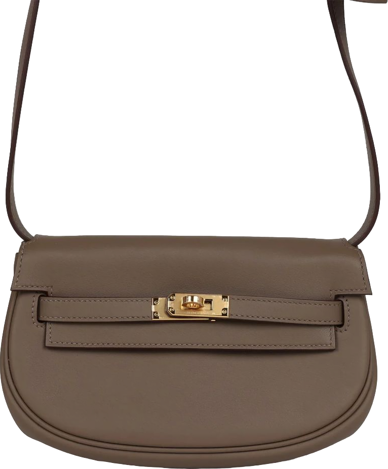 Hermes Kelly Moove Etoupe Swift Gold Hardware