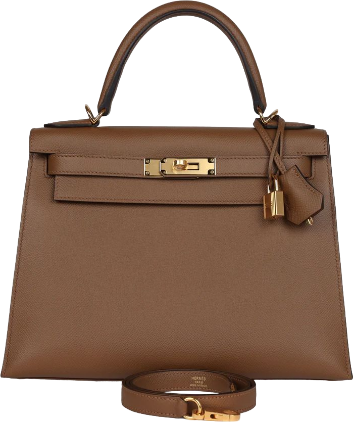 Hermes Kelly Sellier 28 Alezan Epsom Gold Hardware