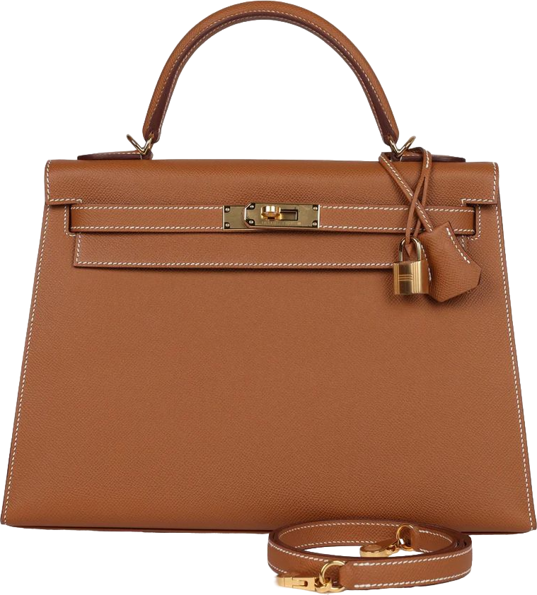 Hermes Kelly Sellier 32 Gold Epsom Gold Hardware
