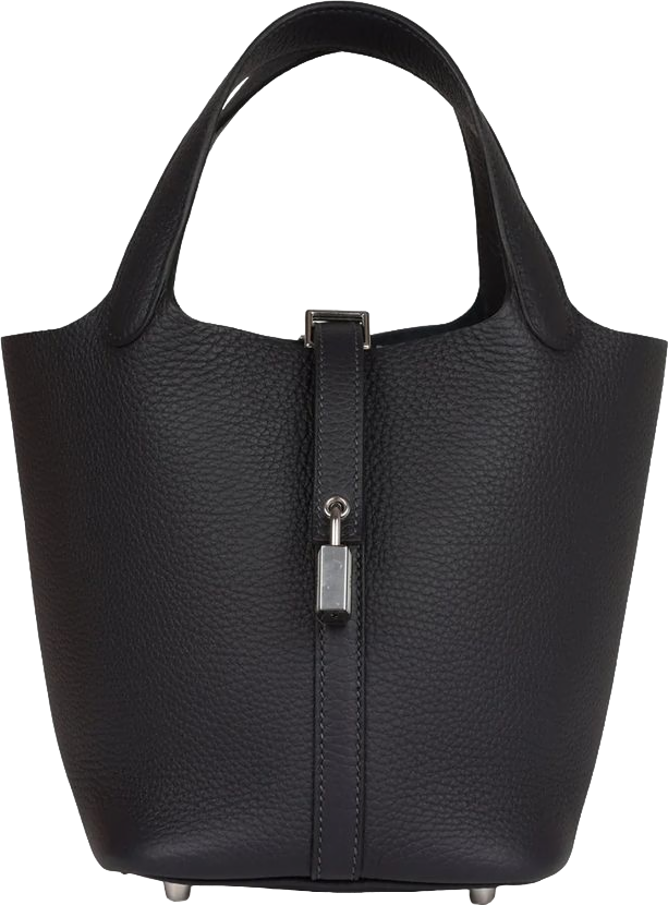 Hermes Picotin Lock 18 Caban Clemence Palladium Hardware
