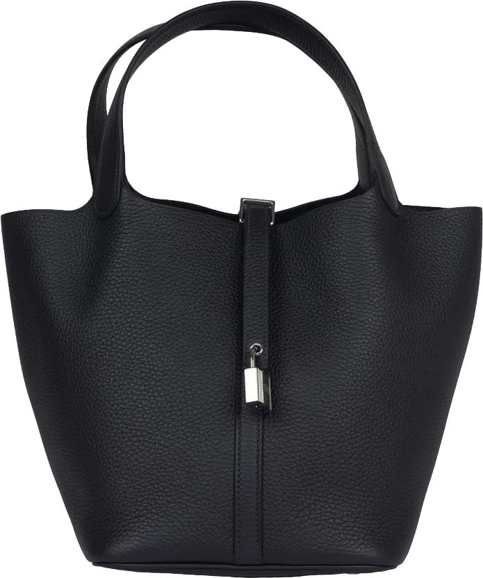 Hermes Picotin Lock 22 Caban Clemence Palladium Hardware