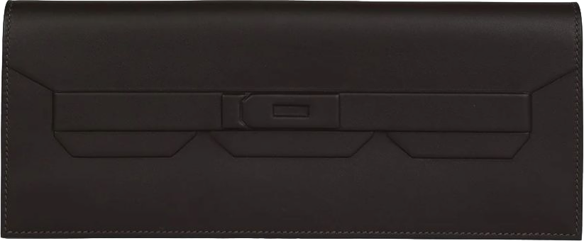 Hermes Shadow Kelly Cut Ebene Swift Calfskin