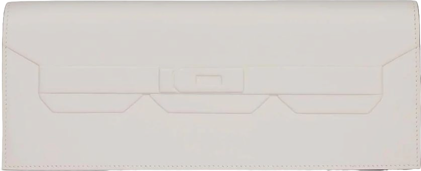 Hermes Shadow Kelly Cut Gris Pale Swift