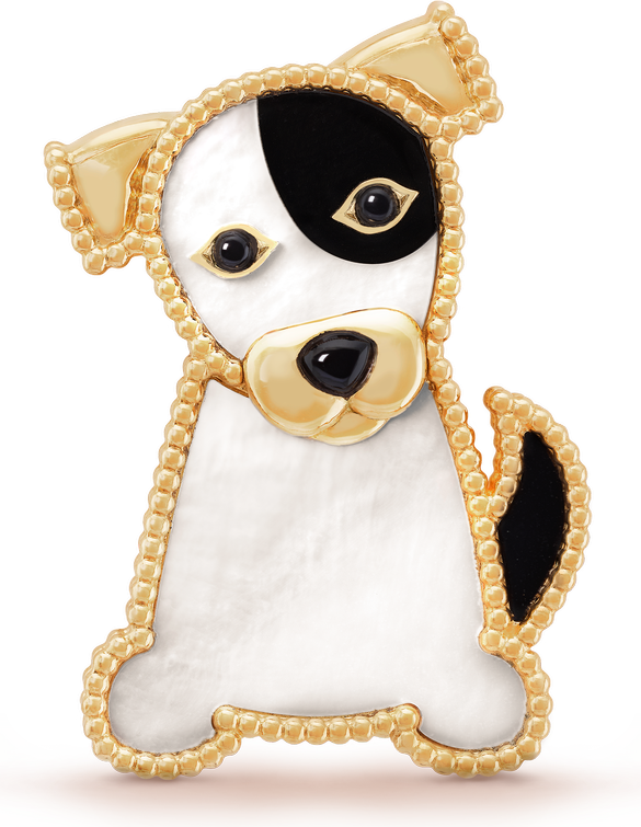 Van Cleef & Arpels Брошь Lucky Animals Dog