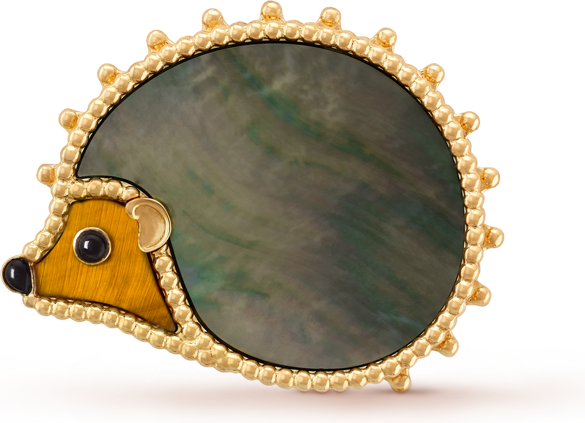 Van Cleef & Arpels Брошь Lucky Animals Hedgehog