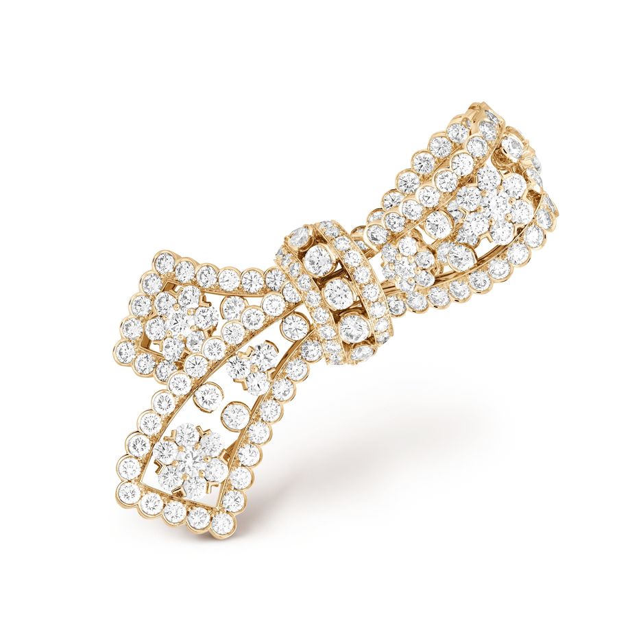 Van Cleef & Arpels Брошь Snowflake noeud