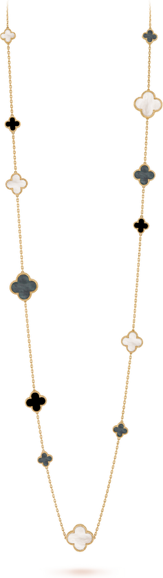 Van Cleef & Arpels Длинное колье Magic Alhambra