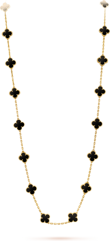 Van Cleef & Arpels Длинное колье Vintage Alhambra