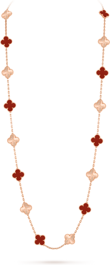 Van Cleef & Arpels Длинное колье Vintage Alhambra