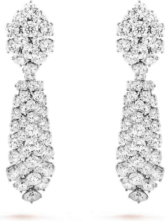 Van Cleef & Arpels Серьги À Cheval со съемными подвесками