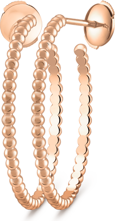 Van Cleef & Arpels Серьги-кольца Perlée perles d'or