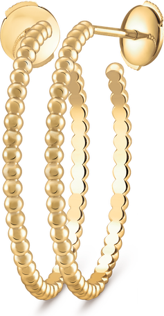 Van Cleef & Arpels Серьги-кольца Perlée perles d'or