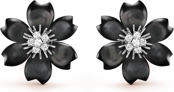Van Cleef & Arpels Серьги Rose de Noël