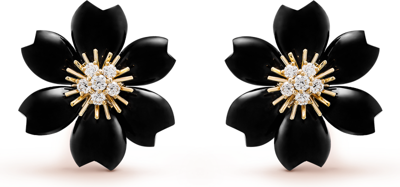 Van Cleef & Arpels Серьги Rose de Noël