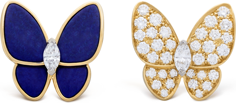Van Cleef & Arpels Серьги Two Butterfly