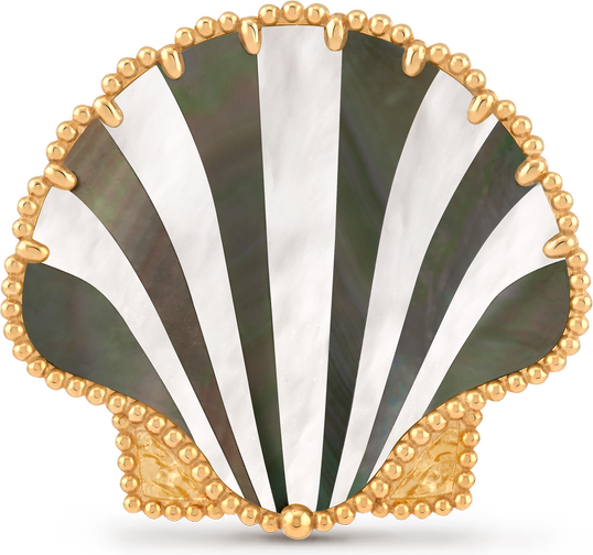Van Cleef & Arpels Брошь Lucky Summer Seashell