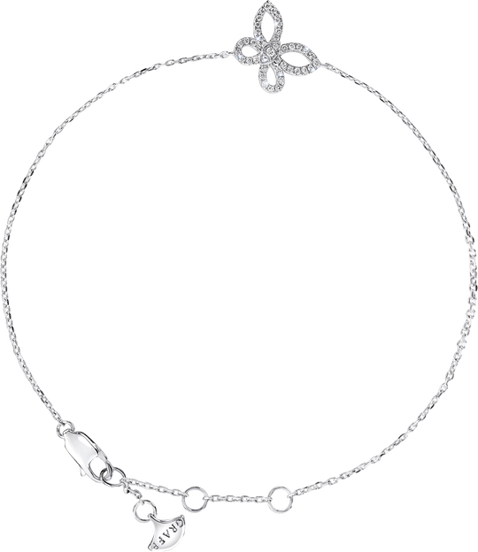 Mini Butterfly Silhouette Diamond Bracelet Graff Mini Butterfly Silhouette Diamond Bracelet Graff