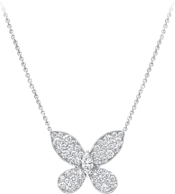 Pavé Butterfly Diamond Pendant Graff Pavé Butterfly Diamond Pendant Graff